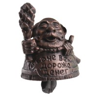 Колокольчик-оберег "Банщик", в патине Колокольчик-оберег "Банщик", в патине