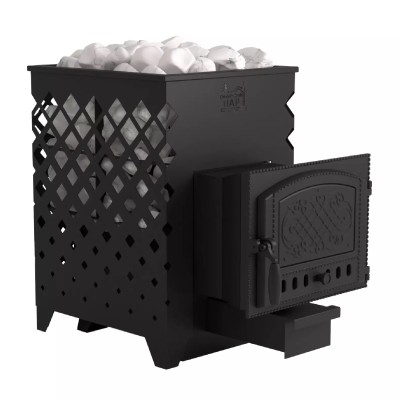 Печь банная "Сибирский пар-20" ПБЧ-ТПБ-1/4, с дверкой ДКГ-2, RL03, тоннель 250 мм